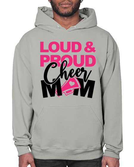 Loud Proud Cheer mom 765# - cheer- Hoodie