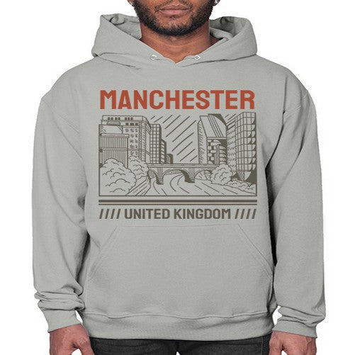 Manchester 1228# - cities- Hoodie