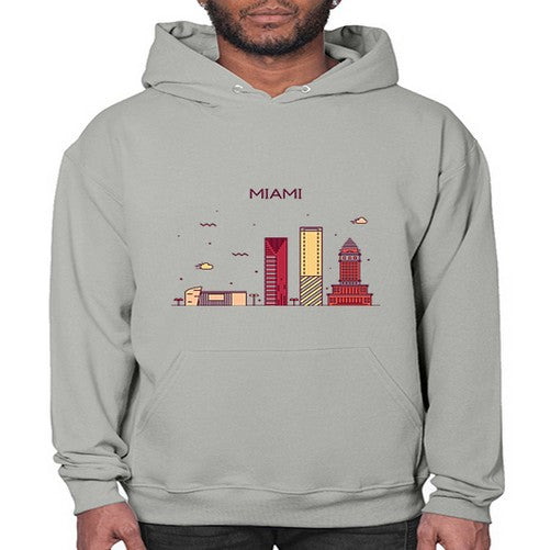 Miami 1285# - cities- Hoodie