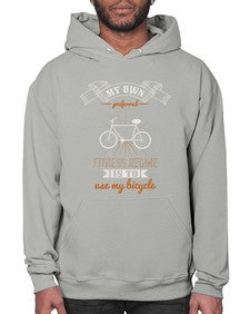 My own preferred fitness regime is to use my bicycle 2# - bicycle- Hoodie