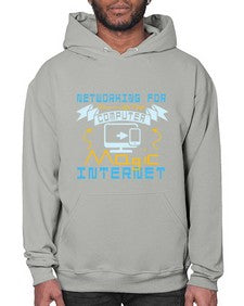 Networking for dummies your computer magic internet 22# - computer- Hoodie