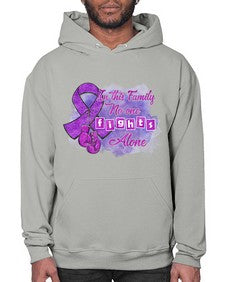 No One Figh Alone AlzheimerS Awareness 200# - alzheimers- Hoodie