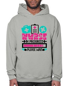 Nurse In Progress Please Wait Style Style 1160# - nurse- Hoodie