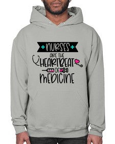 Nurses Are The Heartbeat Of Medicine Style Style 1231# - nurse- Hoodie