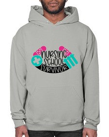 Nursing School Survivor Style Style 1280# - nurse- Hoodie