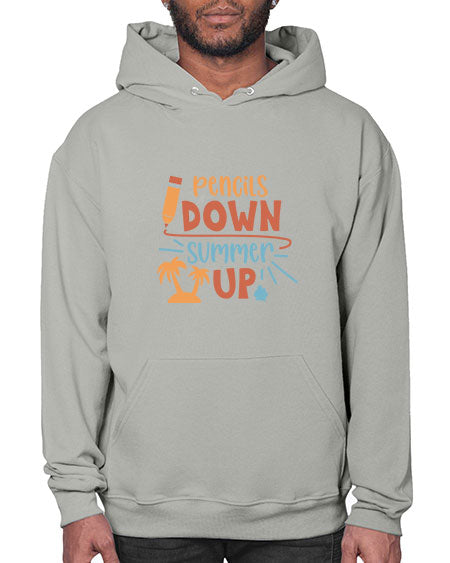 Pencils down summer up 86# - summer- Hoodie