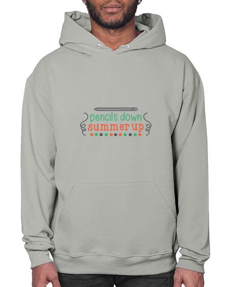 Pencils down summer up 88# - summer- Hoodie