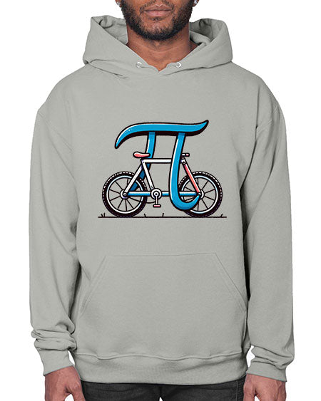 Pi Bicycle Sublimation Design 33# - pi- Hoodie