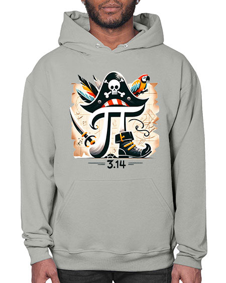Pirate Pi Day Sublimation Design 39# - pi- Hoodie