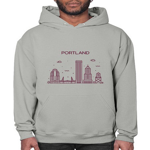 PortlandOregon 1680# - cities- Hoodie