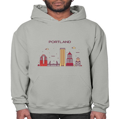 PortlandOregon 1682# - cities- Hoodie