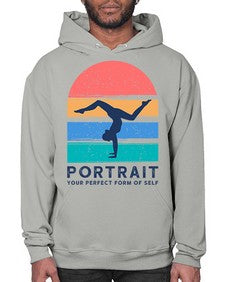 Portrait Your Perfect Form of Self 492# - yoga- Hoodie