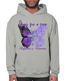 Pray For A Cure AlzheimerS Awareness 208# - alzheimers- Hoodie