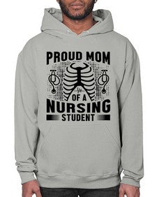 Proud mom Style 1338# - nurse- Hoodie