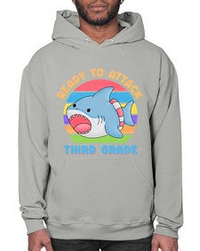 Ready to Attack third Grade 715# - third grade- Hoodie