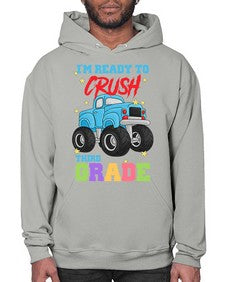 Ready to Crush third Grade 722# - third grade- Hoodie