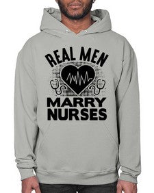Real men Style 1349# - nurse- Hoodie