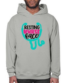 Resting Nurse Face Style Style 1355# - nurse- Hoodie