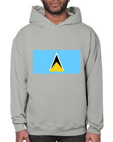 Saint Lucia 1765# - world flags- Hoodie