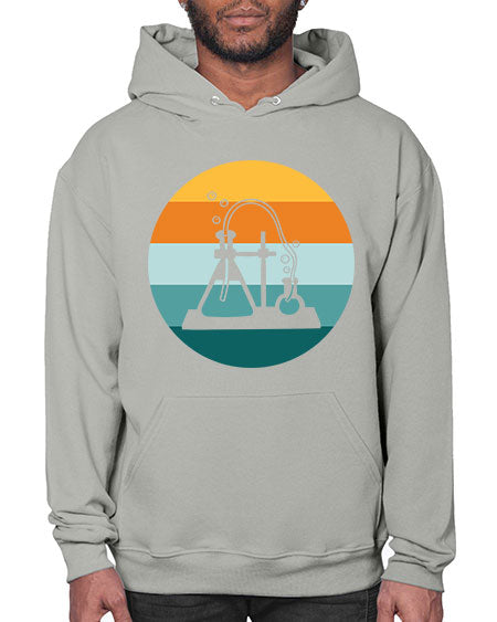 ScientistRetroSunsetScientistSkinite Scientist Skinite 39# - general science- Hoodie