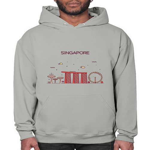 Singapoure 1848# - cities- Hoodie