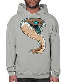 Snake 209# - cartoon animals- Hoodie