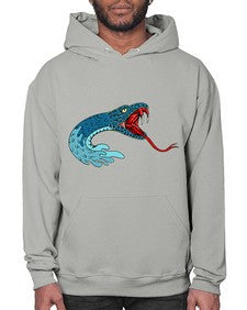 Snake 219# - cartoon animals- Hoodie