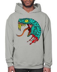 Snake 227# - cartoon animals- Hoodie