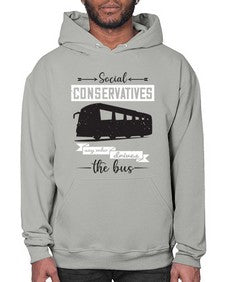 Social conservatives say who drives the bus 5# - bus- Hoodie