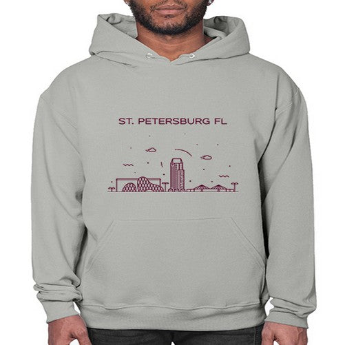 StPetersburgFL 1887# - cities- Hoodie
