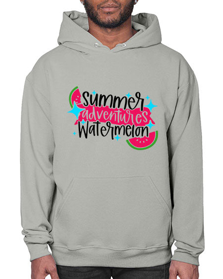 Summer Adventures Watermelon Style 23# - summer- Hoodie
