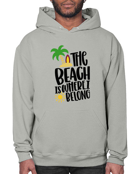 The Beach Is Where I Belong Style 11# - summer- Hoodie