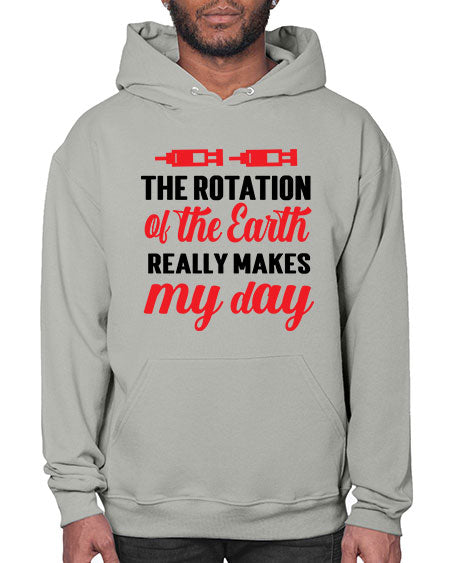 The Rotation of the Earth Really Makes my day 9# - nature- Hoodie