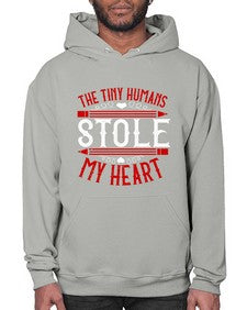 The Tiny Humans STOLE MY HEART Style 1531# - teacher- Hoodie