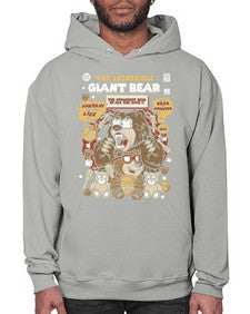 The incredible bear 251# - cartoon animals- Hoodie