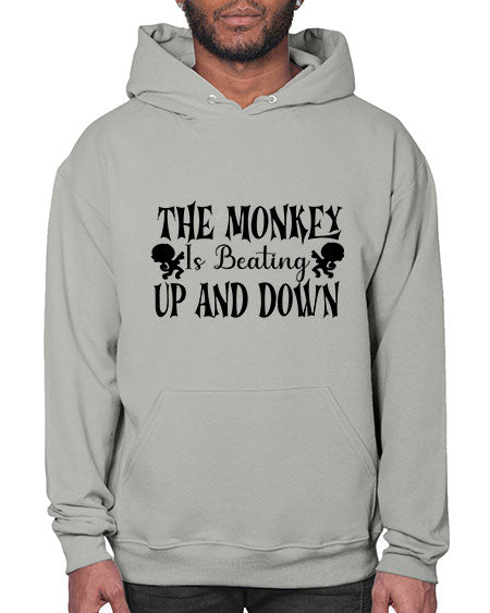 The monkey is beating up  - monkey- Hoodie