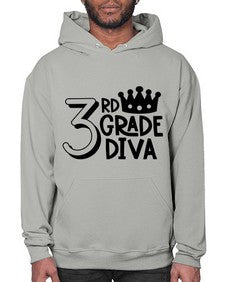 Third Grade Diva 953# - third grade- Hoodie