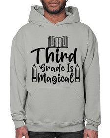 Third Grade Is Magical 961# - third grade- Hoodie