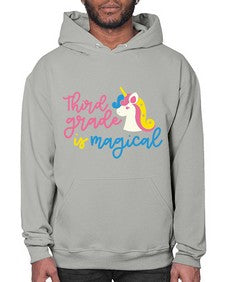 Third Grade Is Magical 963# - third grade- Hoodie