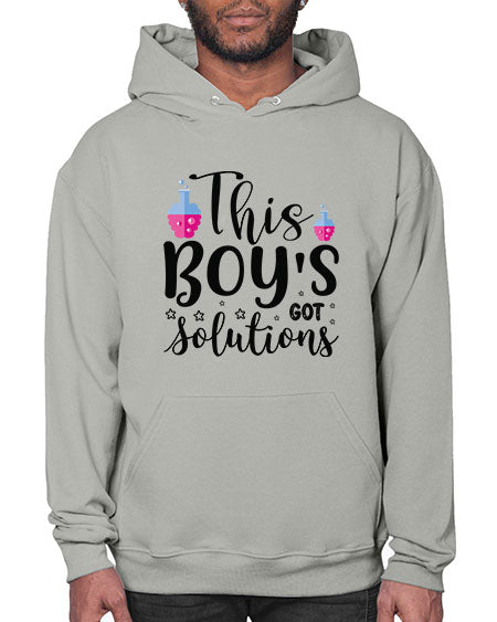 This Boy s Got Solutions 20# - general science- Hoodie