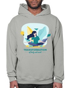 Transformation of Body and Mind 587# - yoga- Hoodie