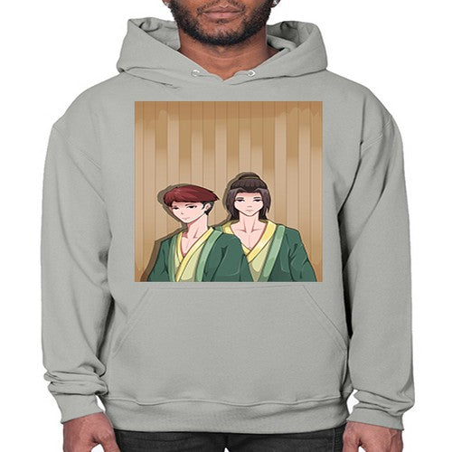 Two man in a hot spring 18# - anime- Hoodie