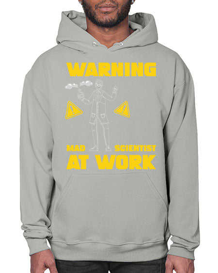 WarningMadScientistAtWorkScientistSkinite Scientist Skinite 13# - general science- Hoodie