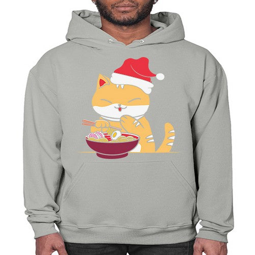 Xmas Kawaii Anime Shiba Inu Eating Ramen 289# - anime- Hoodie