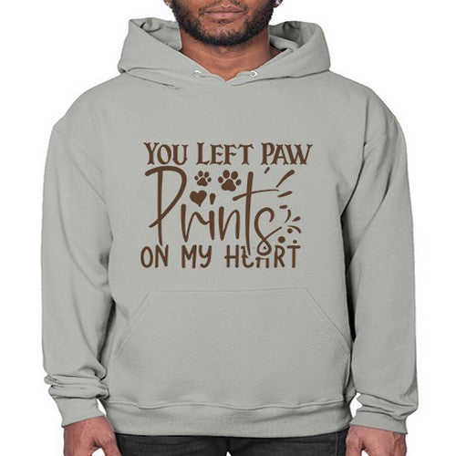 You Left Paw Prints On My Heart Style 53# - dogs- Hoodie