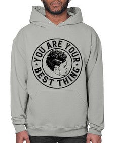 You are your best thing Style 42# - black afro- Hoodie