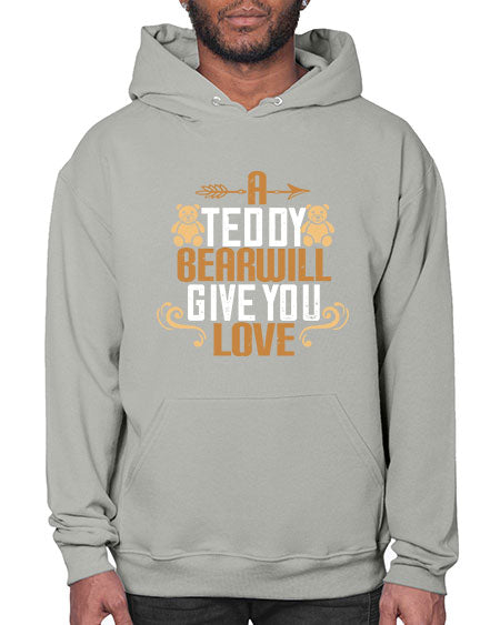 a teddy bear will give you love 3# - bears - animals- Hoodie