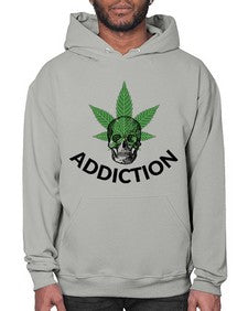 addiction cannabis 217# - marijuana- Hoodie