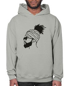 beardman 44# - black boys or men- Hoodie