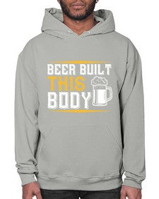 beer built this body 642# - beer- Hoodie